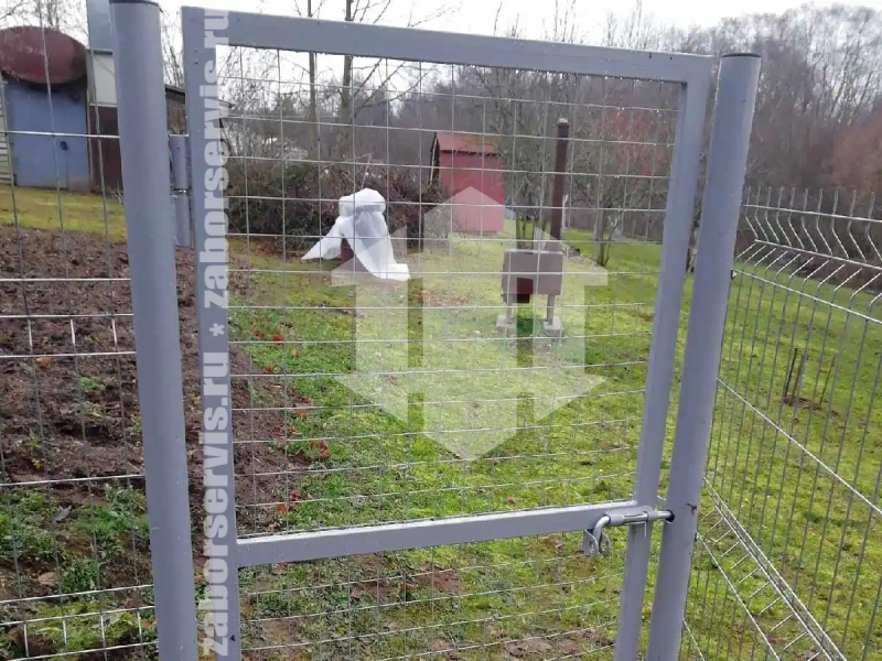 Забор из сетки гиттер 56 метров