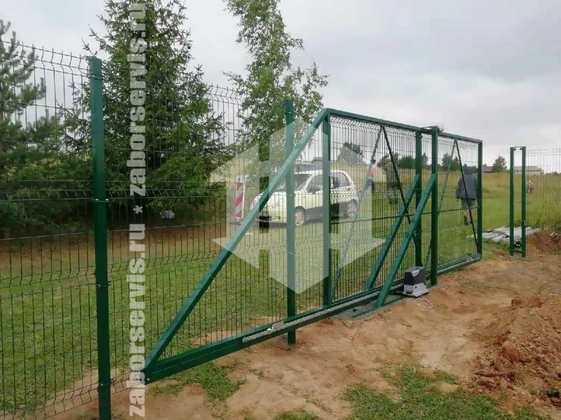 3D заборы для частного дома 43 метра 4мм