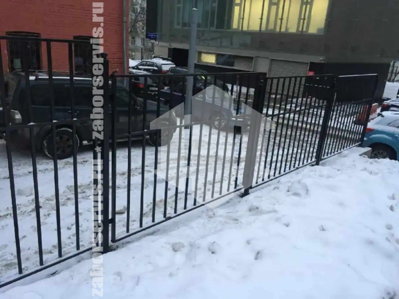 Металлический секционный сварной забор 65 метров