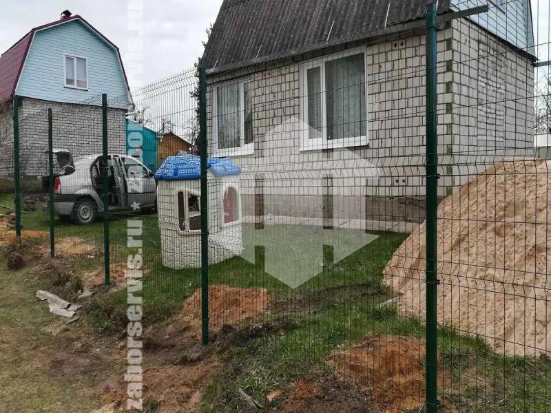 3D заборы для частного дома 40 метров 4 мм