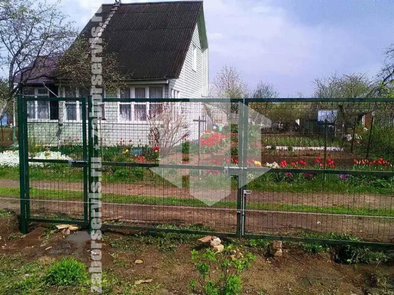 Забор из сетки гиттер 44 метра