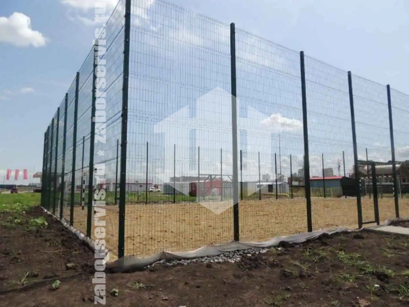 Забор из сетки гиттер 165 метров