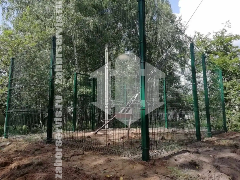 Забор из сварной сетки 15 метров