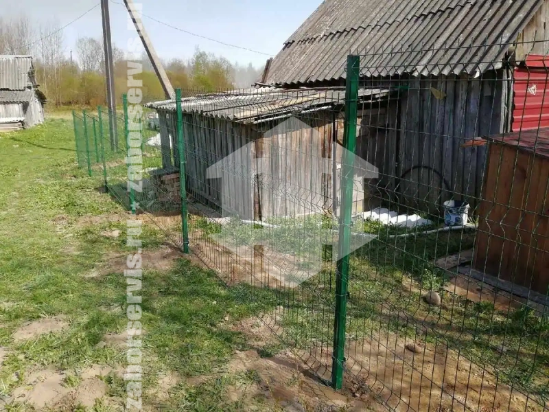 Забор из сетки гиттер 45 метров