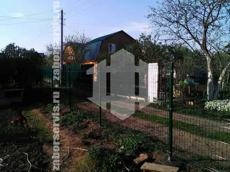 Забор из сетки гиттер 44 метра